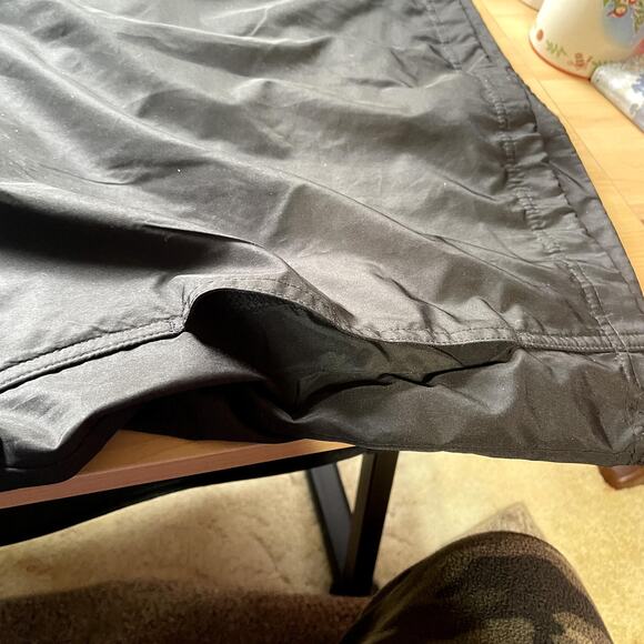 Swiss Tech M 38-40 unisex Pullover black windbreaker hood draw hem pockets - Picture 6 of 9